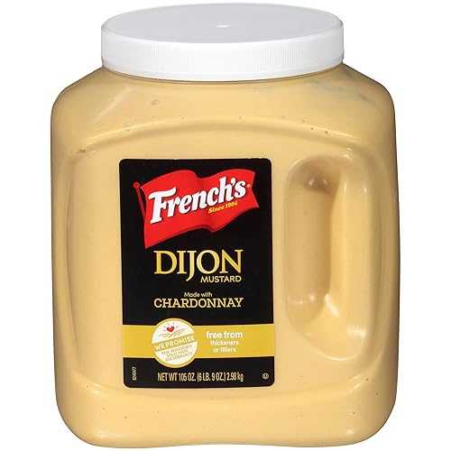 フレンチ ディジョン マスタード、105 オンス -- 1 ケースあたり 2 個。 French's Frenchs Dijon Mustard, 105 Ounce -- 2 per case.