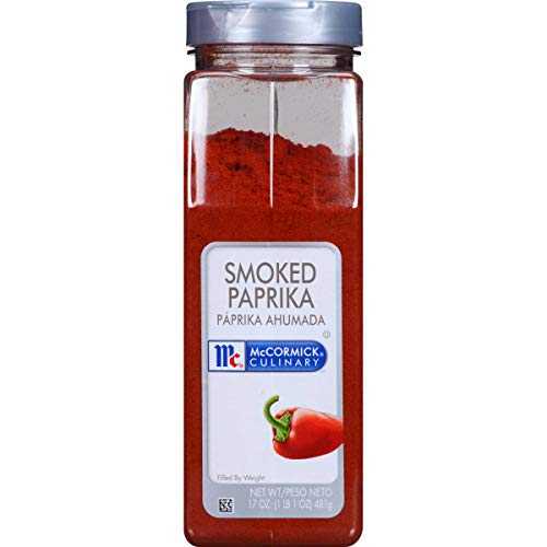 マコーミック スモークパプリカ - 17 オンス 容器、1ケース6個入り McCormick Smoked Paprika - 17 oz. container, 6 per case