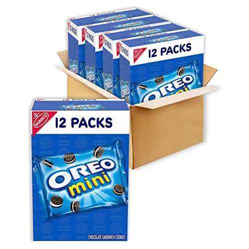 OREO ミニチョコサンドクッキー スナック48個入(4箱) OREO Mini Chocolate Sandwich Cookies, 48 Snack Packs (4 Boxes)