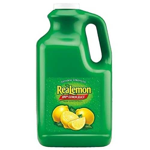 Realemon 100% 本物のレモンジュース、1 ガロン Realemon 100% Real Lemon Juice, 1 Gallon