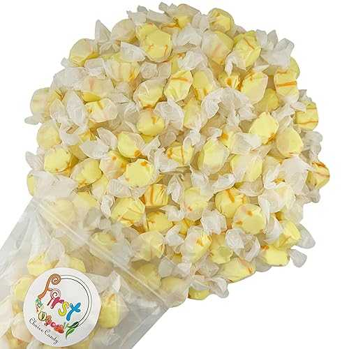 FirstChoiceCandy All Flavor Gourmet Saltwater Taffy (Buttered Popcorn, 2 Pound)