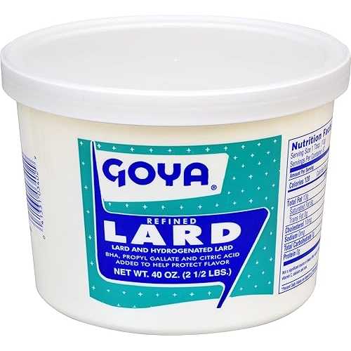 ?? ?? ??-???, 40 ?? (12? ?) Goya Foods Refined Lard, 40 Ounce (Pack of 12), (3402)