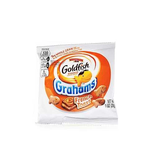 ペパリッジファーム 金魚 全粒グラハム、フレンチトースト、1オンス、300個パック Pepperidge Farm Goldfish Whole Grain Grahams, French Toast, 1 Ounce, Pack of 300