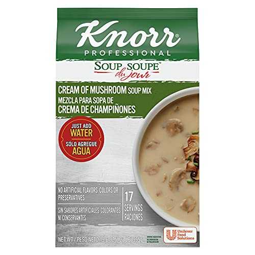 Knorr Professional Soup du Jour Creamy Tomato and Roasted Red Pepper Soup Mix No added MSG, 0g Trans Fat per Serving, Just Add Water (Pack of 4)|Glomarket