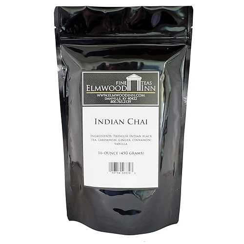 Elmwood Inn Fine Teas、インドのチャイ紅茶、16オンスポーチ Elmwood Inn Fine Teas, Indian Chai Black Tea, 16-Ounce Pouch