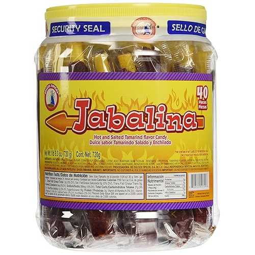 ジャバリナ ホット&ソルテッド タムリンド フレーバー キャンディー Dulces tipicos Jabalina Hot and Salted Tamrind Flavor Candy