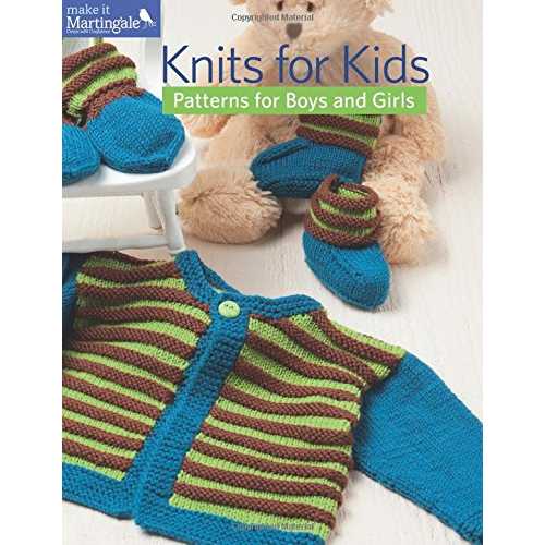 ペーパーバック、子供向けニット: 男の子と女の子のためのパターン (Make It Martingale) Paperback, Knits for Kids: Patterns for Boys and Girls (Make It Martingale)