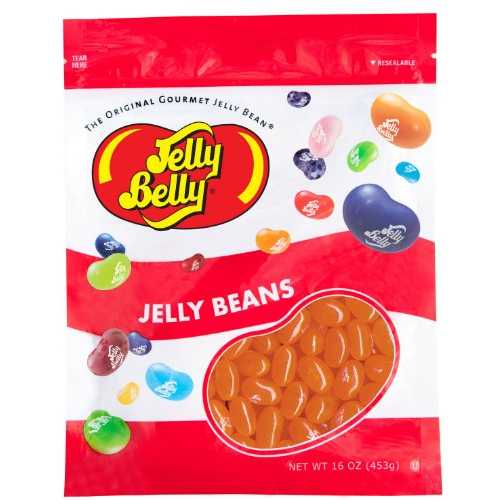 Jelly Belly Sunkist オレンジ ジェリー ビーンズ - 1 ポンド (16 オンス) 再封可能なバッグ - 本物、公式、供給源から直接 Jelly Belly Sunkist Orange Jelly Beans - 1 Pound (16 Ounces) Resealable Bag - Genuine, Official, Straig