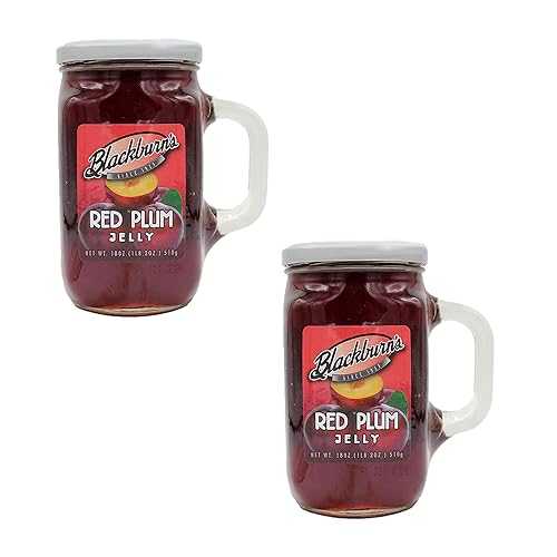 Blackburn のレッド プラム ゼリー 再利用可能なガラス カップ (2 パック) Blackburn's Red Plum Jelly in Reusable Glass Cups (2 Pack) 6,453円