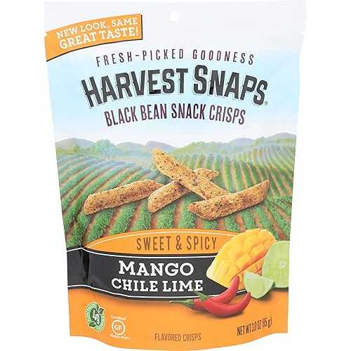 Calbee Harvest Snaps Mango Chile Lime 3 Ounce (Pack of 3)