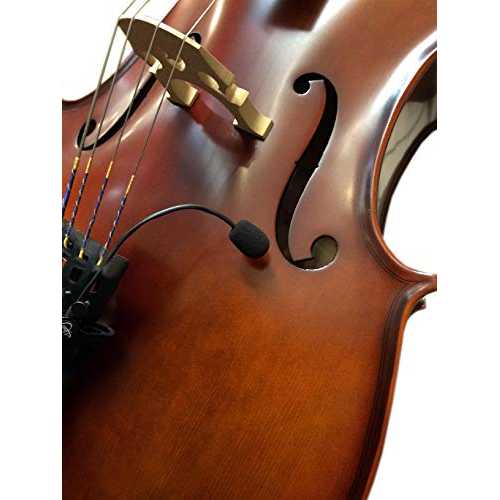 The Feather Montagnana Cello Pickup with Flexible Micro-Gooseneck by Myers Pickups