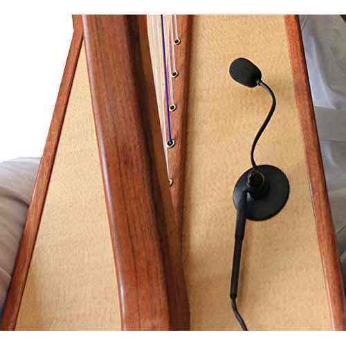 Myers Pickups The Feather Concert Harp Pickup with Flexible Micro-Gooseneck