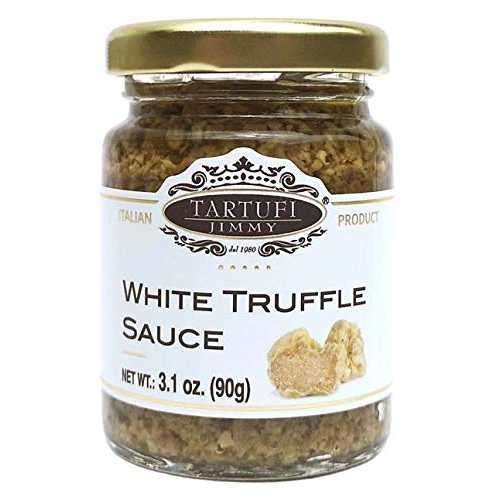 Tartufi Jimmy White Truffle and Mushroom Tartufata Italian Sauce | Smooth Texture, Nutritious, Multi-Purpose, Net Wt: 3.1 oz / 90 gr