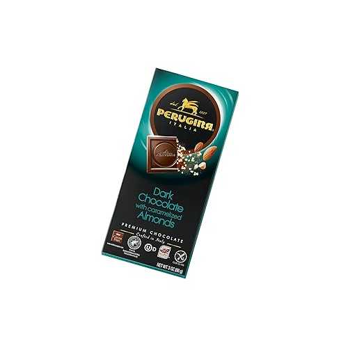 ペルジーナ ダークチョコレート アーモンドバー入り、3オンス (12個パック) Perugina Dark Chocolate With Almonds bar, 3 Ounce (Pack of 12) 9,667円