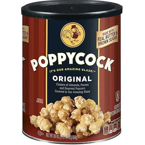 ポピーコック オリジナル グレーズド ポップコーン - 30 オンス WKWM Poppycock Original Glazed Popcorn - 30 oz