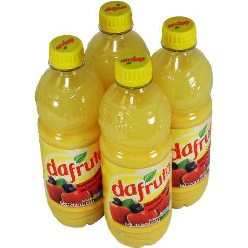 Dafruta カシュー ジュース濃縮物 - 16.9 FL.Oz | Suco Concentrado Dafruta Sabor Caju - 500ml - (04 個パック) Dafruta Cashew Juice Concentrate - 16.9 FL.Oz | Suco Concentrado Dafruta Sabor Caju - 500ml - (PACK OF 04)