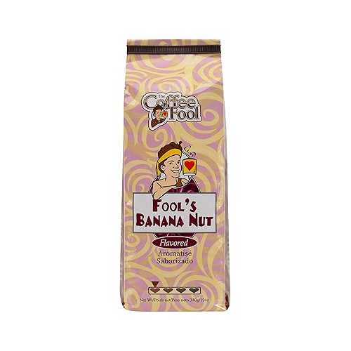 The Coffee Fool Perk Coffee、Fool's Banana Nut、12オンス The Coffee Fool Coffee Fool's Banana Nut (Perk)