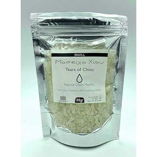 Mastic of Chios Chios Mastiha Pack 100gr (3.52 oz) Small Tears Gum 100% Pure Mastic Gum From Mastic Growers Fresh