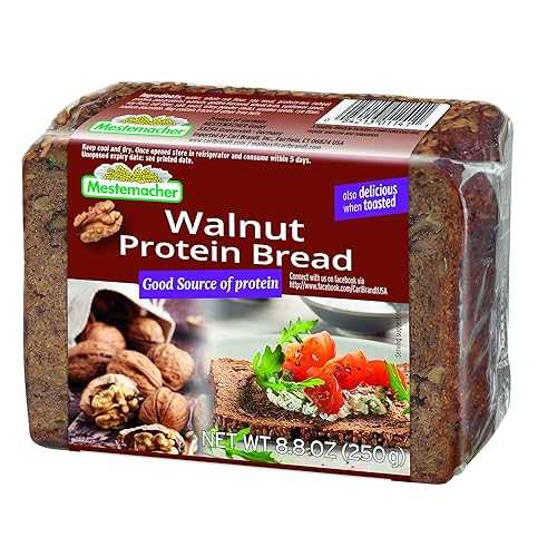 Mestemacher Protein Bread, Walnut, 8.8 Ounce (Pack of 9)