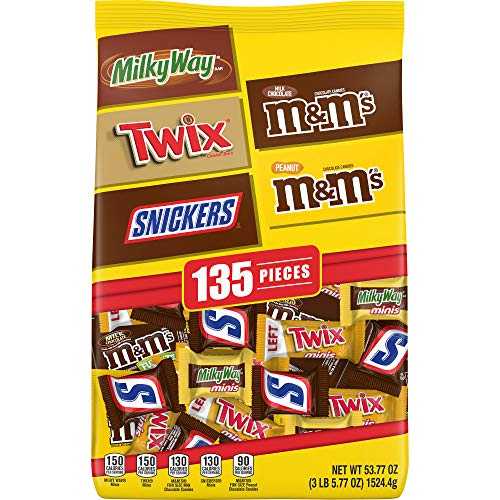 Mars Favorites ハロウィン キャンディバー バラエティ ミックス 53.77 オンス 135 個バッグ、混合、53.77 オンス Mars Favorites Halloween Candy Bars Variety Mix 53.77 Oz 135Piece Bag, Mixed, 53.77 Oz