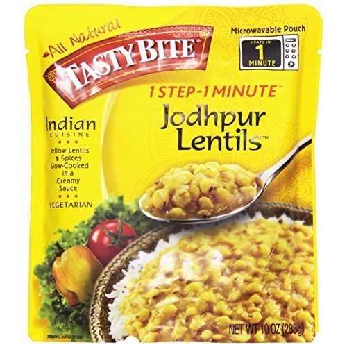 Tasty Bite Jodhpur Lentils メインディッシュ、加熱して食べる、10 オンスポーチ (6 個パック) (お得なバルクマルチパック) Tasty Bite Jodhpur Lentils Entree, Heat & Eat, 10-Ounce Pouches (Pack of 6) ( Value Bulk Multi-pack)