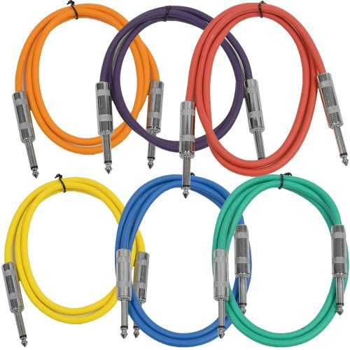 Seismic Audio Speakers Guitar Cables, TS 1?4\\\