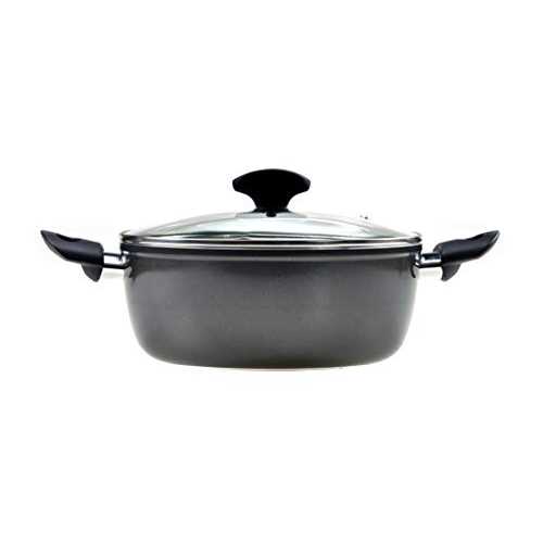 RAVELLI Italia Linea 85 ノン突っ支い棒 IH 買い溜めるポット、3 クオート RAVELLI Italia Linea 85 Non Stick Induction Stock Pot, 3 Quart