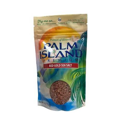 パームアイランド シーソルト レッドゴールド、4オンス Palm Island Sea Salt Red Gold, 4 oz