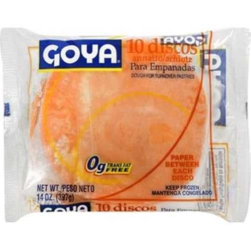 Goya Large Color Discos Pastry Dough, 14 Ounce -- 24 per case.