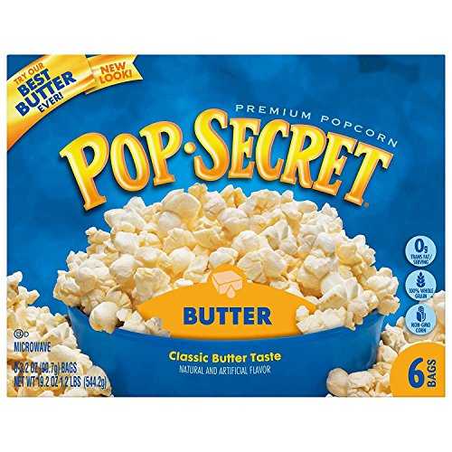 ポップシークレット 電子レンジポップコーン バター 6個入 (6個パック) Pop Secret Microwave Popcorn, Butter, 6 Count (Pack of 6)