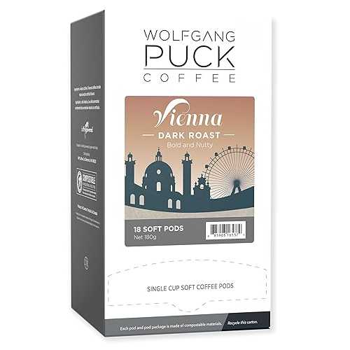 Wolfgang Puck Coffee, Sumatra Kopi Raya, 9.5 Gram Soft Pod, 18 Count (Pack of 6)