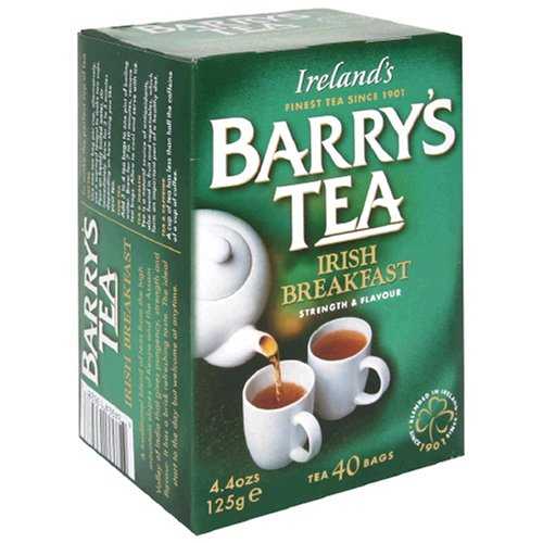 Barry\u0027s Tea、アイリッシュ ブレックファスト、紅茶御徒面子 40 個 (12 個風呂敷き包み) Barry\u0027s Tea, Irish Breakfast, 40 Tea Bags (Pack of 12)