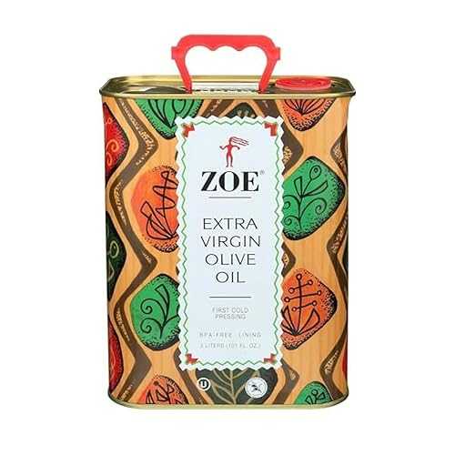 Zoe Organic エキストラバージンオリーブオイル缶、BPA無償性裏地、25.5薬局衡オンス、2個風呂敷き包み Zoe Organic Extra Virgin Olive Oil Tin, BPA Free Lining, 25.5 Ounce, Pack of 2