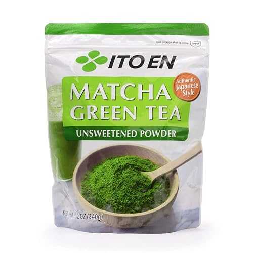 伊藤園抹茶緑茶、日本の抹茶黒色火薬、無糖、12薬局衡オンス Ito En Matcha Green Tea, Japanese Matcha Powder, Unsweetened, 12 Oz