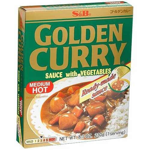 S\u0026B Sunbird Gold Curry Pouch Med Hot, 8.1000-Ounce (Pack of 5)