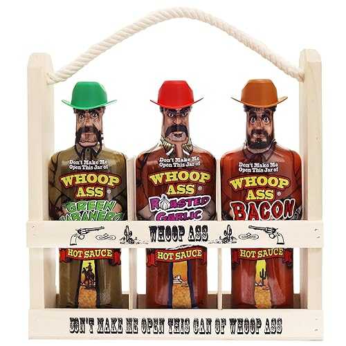 WHOOP ASS WHOOP Premium Chipotle Fire Hot Sauce - 5 薬局衡オンス Try if you dare! Perfect Gourmet Gift for the Hot Sauce Fan