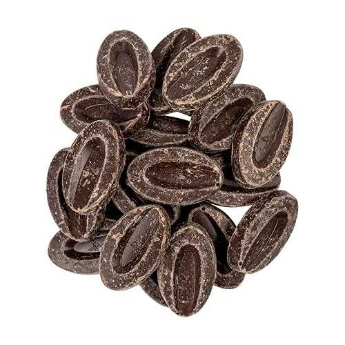 Valrhona Equatoriale 4661 55% Dark Semi Sweet Chocolate Callets from OliveNation for Baking \u0026 Enrobing - 2 lbs