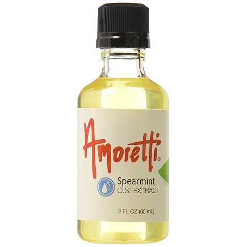 アモレッティ スペア部品ペパーミント 抽出エキス、2 液量薬局衡オンス Amoretti Spearmint Extract, 2 Fluid Ounce