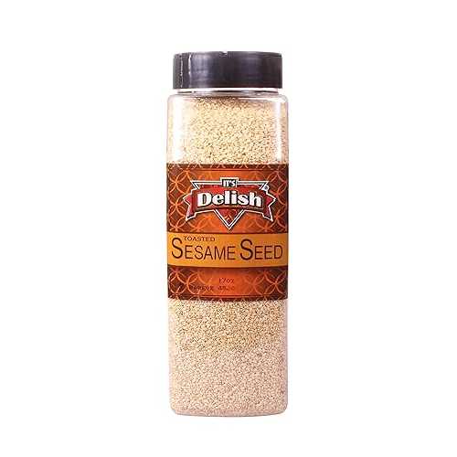 It\u0027s Delish Gourmet Toasted Sesame Seeds by Its Delish, 9 Oz. Medium Jar