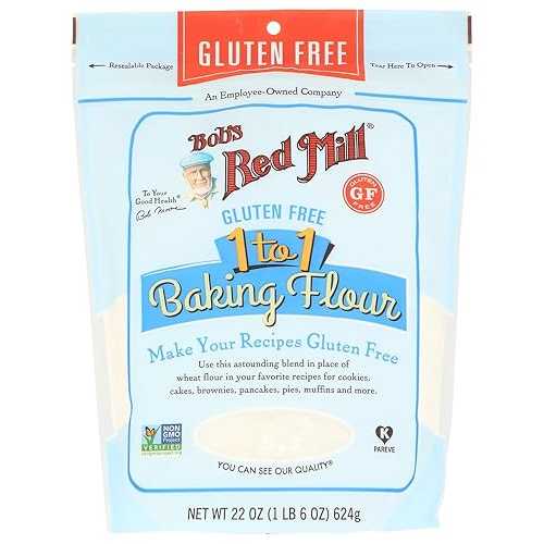 Bob\u0027s Red Mill - グルテン無償性 1 対 1 ベーキング粉 - 22 薬局衡オンス (2 個風呂敷き包み) Bob\u0027s Red Mill - Gluten Free 1 to 1 Baking Flour - 22 薬局衡オンス (pack of 2)