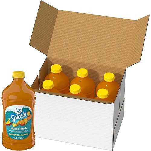 V8 Splash Watermelon Cherry Flavored Juice Beverage, 64 fl oz Bottle (6 Pack)｜Glomarket