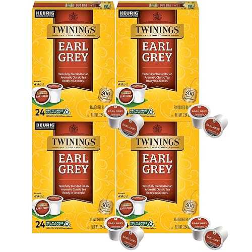 Twinings Earl Grey Tea Keurig K-Cups, 96 Count