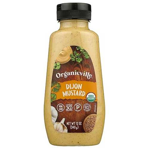 OrganicVille Dijon 洋芥子、12 薬局衡オンス - 1 入れものあたり近所 12 個。 OrganicVille Dijon Mustard, 12 Ounce - 12 per case.