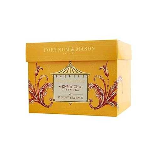 Fortnum \u0026 Mason British Tea, Genmaicha Green Tea, 15 Silky Tea Bags (1 Pack) Fortnum \u0026 Mason London Fortnum \u0026 Mason British Tea, Genmaicha Green Tea, 15 Silky Tea Bags (1 Pack)