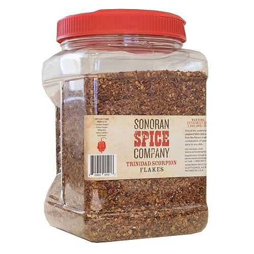 トリニダード スコーピオン フレーク (16 薬局衡オンス) Sonoran Spice Trinidad Scorpion Flakes (16 Oz)