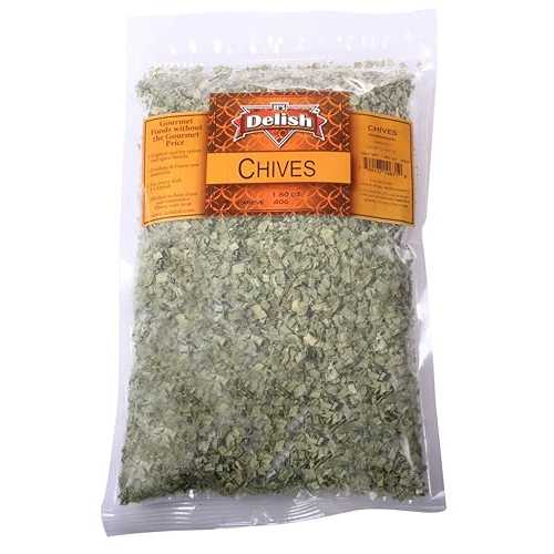 Dried Chives by It\u0027s Delish 20 lbs / Premium Healthy, Rich Vitamin A, C Aromatic Chopped Chive Rings
