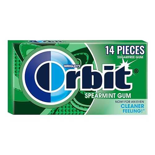 Orbit Spearmint Sugar Free Gum, 14 Piece Pack (24 Count)