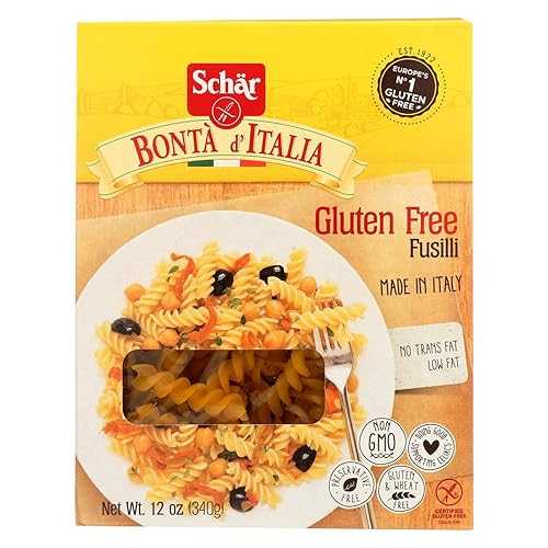 Schar グルテン無償性 フジッリ パスタ、12 薬局衡オンス - 1 入れものあたり近所 10 個。 Wooden Mallet Schar Gluten-Free Fusilli Pasta, 12 Ounce - 10 per case.