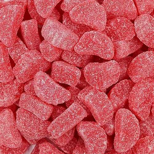 赤いこと桜んぼう 剥き身 ウェッジ 砂糖菓子 5LB 御徒面子 The Nutty Fruit House Red Cherry Slice Wedges Candy 5LB Bag