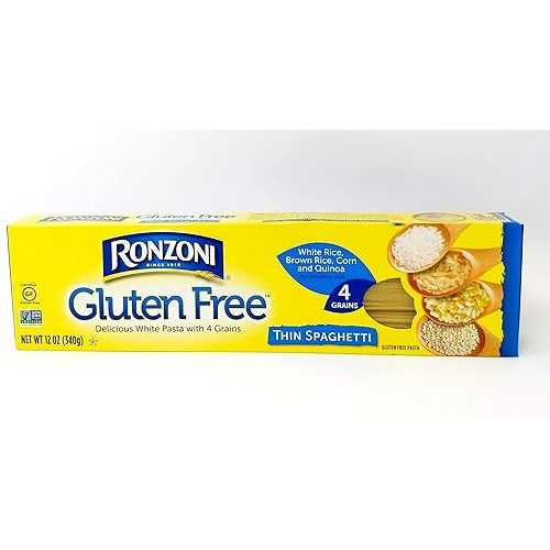 ロンゾーニ グルテン無償性 細スパゲティー 12薬局衡オンス (4本容器に並べる) Ronzoni Gluten Free Thin Spaghetti 12 薬局衡オンス (Pack of 4)